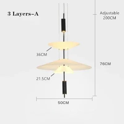 Modern LED Ceiling Chandelier - Hans Lumiere