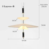 Modern LED Ceiling Chandelier - Hans Lumiere