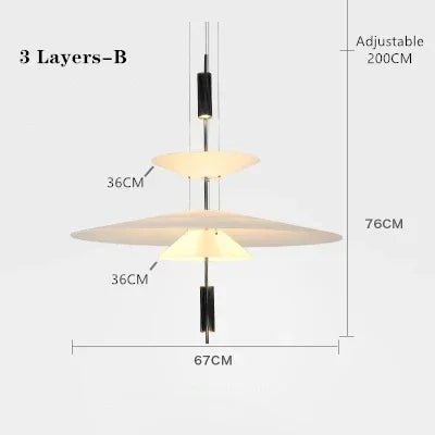 Modern LED Ceiling Chandelier - Hans Lumiere