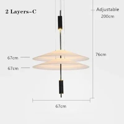 Modern LED Ceiling Chandelier - Hans Lumiere