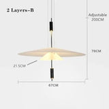 Modern LED Ceiling Chandelier - Hans Lumiere