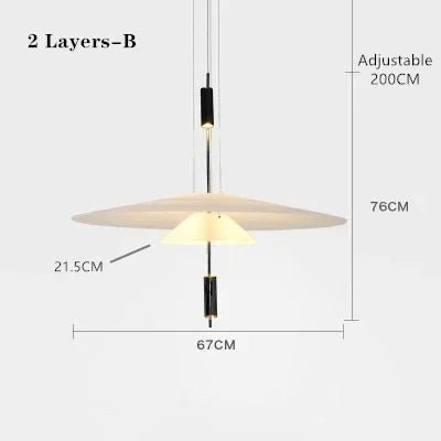 Modern LED Ceiling Chandelier - Hans Lumiere
