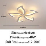 Modern LED Ceiling Chandelier Light With Remote Control - Hans Lumiere