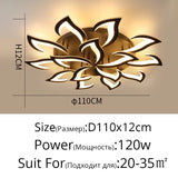 Modern LED Ceiling Chandelier Light With Remote Control - Hans Lumiere
