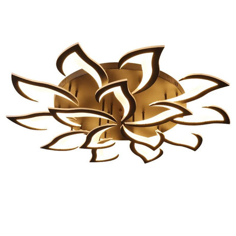 Modern LED Ceiling Chandelier Light With Remote Control - Hans Lumiere