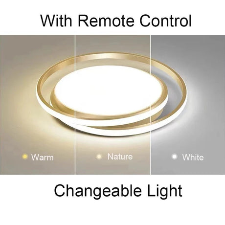 Modern LED Ceiling Chandelier With Remote Control - Hans Lumiere