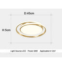 Modern LED Ceiling Chandelier With Remote Control - Hans Lumiere