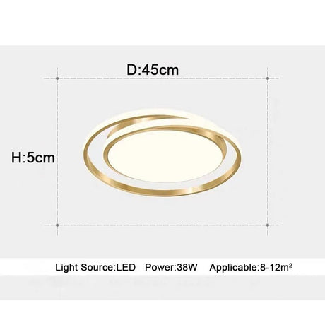 Modern LED Ceiling Chandelier With Remote Control - Hans Lumiere