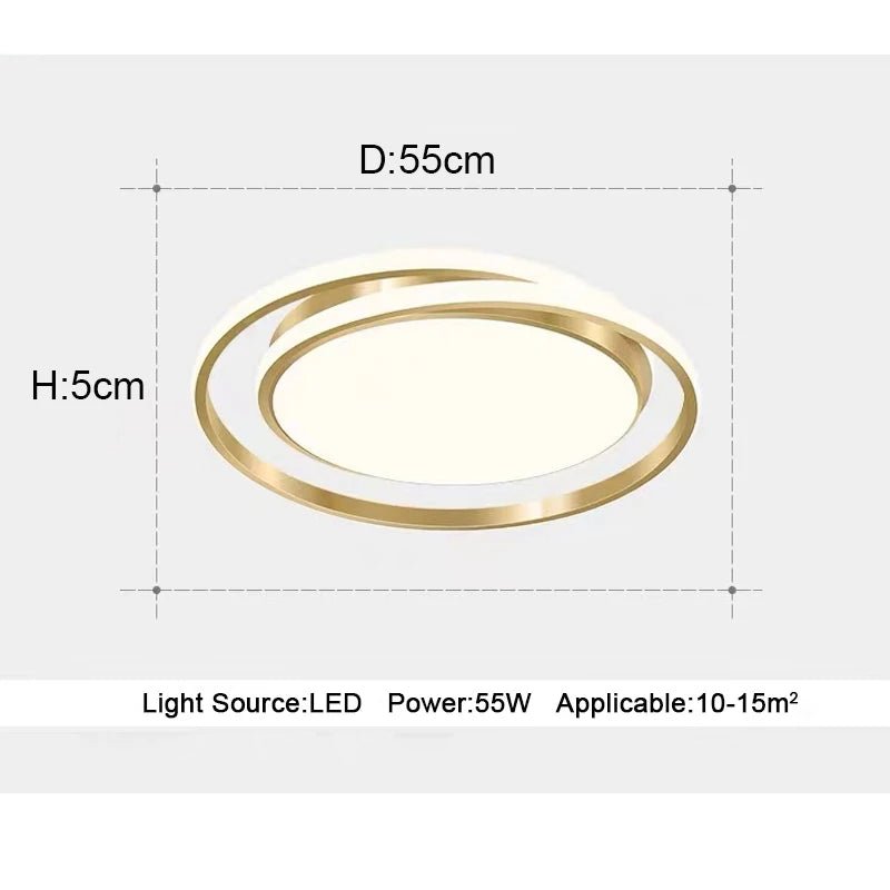 Modern LED Ceiling Chandelier With Remote Control - Hans Lumiere