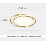 Modern LED Ceiling Chandelier With Remote Control - Hans Lumiere