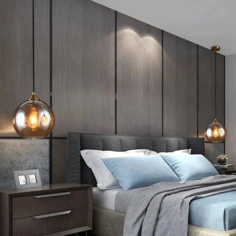 Modern Led Ceiling Glass Pendant Lamp - Hans Lumiere