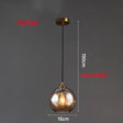 Modern Led Ceiling Glass Pendant Lamp - Hans Lumiere