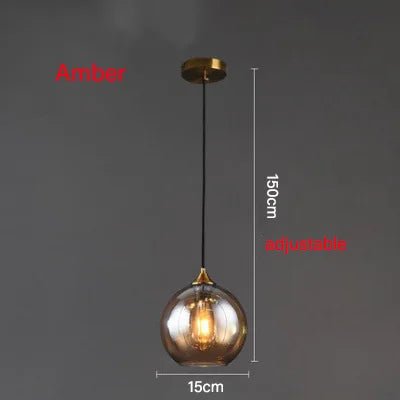 Modern Led Ceiling Glass Pendant Lamp - Hans Lumiere