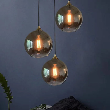 Modern Led Ceiling Glass Pendant Lamp - Hans Lumiere