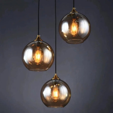 Modern Led Ceiling Glass Pendant Lamp - Hans Lumiere