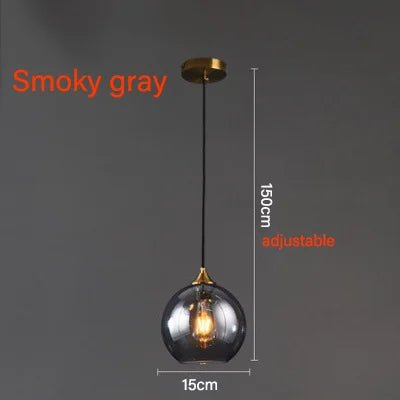 Modern Led Ceiling Glass Pendant Lamp - Hans Lumiere