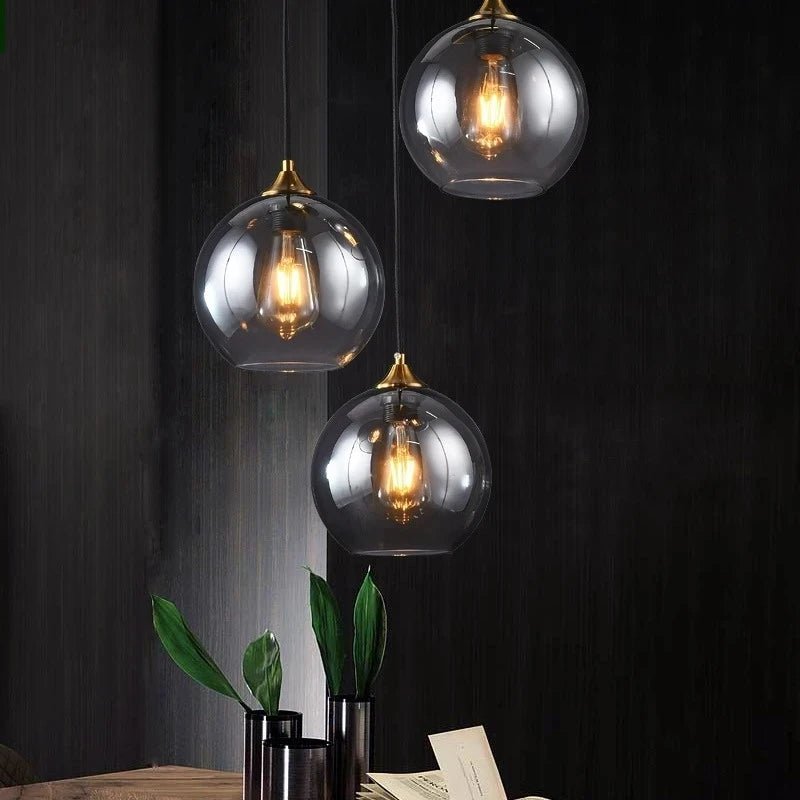 Modern Led Ceiling Glass Pendant Lamp - Hans Lumiere
