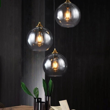 Modern Led Ceiling Glass Pendant Lamp - Hans Lumiere
