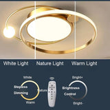 Modern LED Ceiling Lights With Remote Control - Hans Lumiere