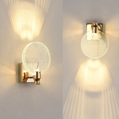 Modern LED Crystal Wall Sconce, Luxury Bedside Light - Hans Lumiere