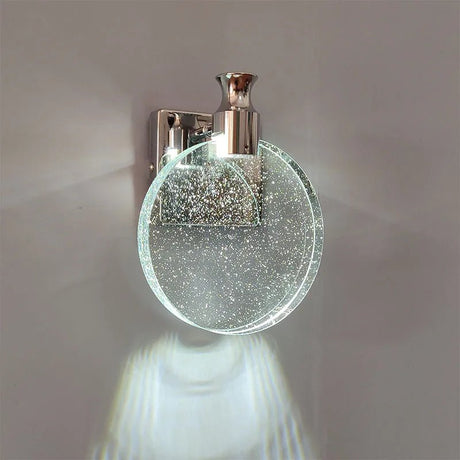 Modern LED Crystal Wall Sconce, Luxury Bedside Light - Hans Lumiere