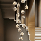 Modern LED Glass Chandelier Luxury Pendant Light 12 - 30 Heads - Hans Lumiere