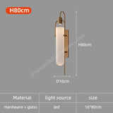 Modern LED Glass Wall Sconce for Bedroom and Corridor - Hans Lumiere
