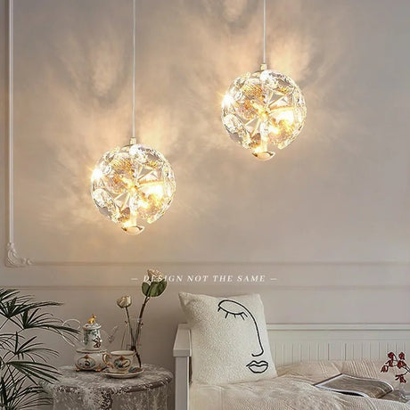 Modern LED Pendant Lamp Bedside Hanging Chandelier - Hans Lumiere
