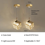 Modern LED Pendant Lamp Bedside Hanging Chandelier - Hans Lumiere