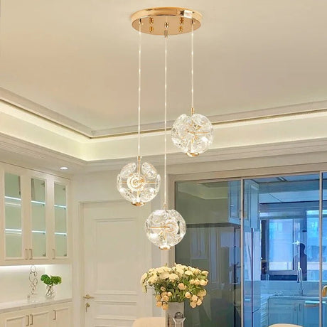 Modern LED Pendant Lamp Bedside Hanging Chandelier - Hans Lumiere