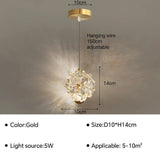 Modern LED Pendant Lamp Bedside Hanging Chandelier - Hans Lumiere