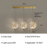 Modern LED Pendant Lamp Bedside Hanging Chandelier - Hans Lumiere