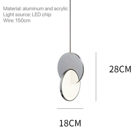 Modern LED Pendant Light Ceiling Chandelier - Hans Lumiere