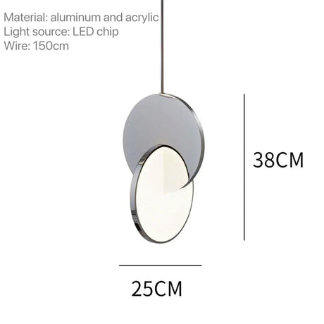 Modern LED Pendant Light Ceiling Chandelier - Hans Lumiere