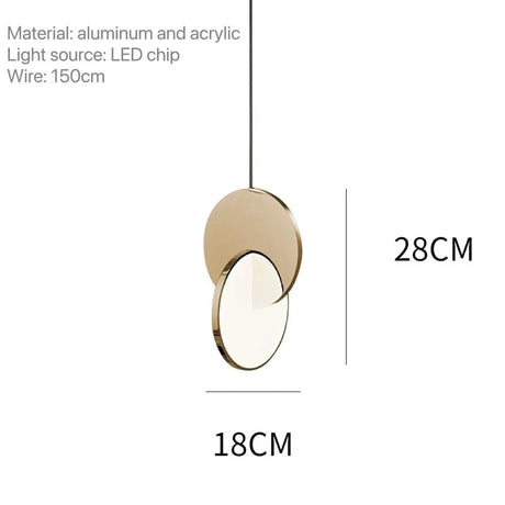 Modern LED Pendant Light Ceiling Chandelier - Hans Lumiere