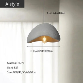 Modern LED Pendant Light - Frosted Shade Hanging Lamp for Dining Table - Hans Lumiere