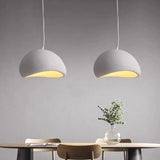 Modern LED Pendant Light - Frosted Shade Hanging Lamp for Dining Table - Hans Lumiere