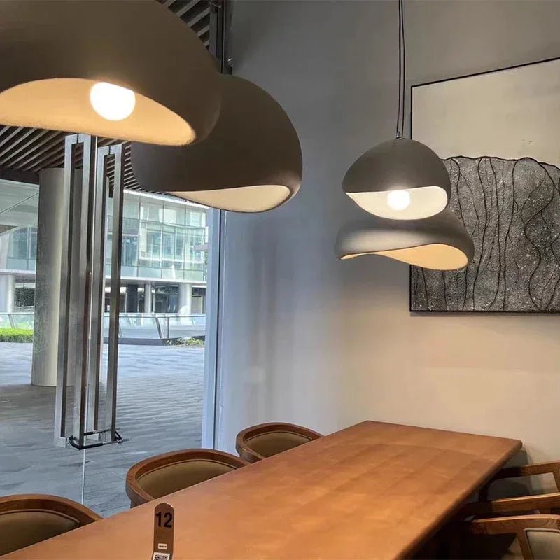 Modern LED Pendant Light - Frosted Shade Hanging Lamp for Dining Table - Hans Lumiere