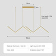 Modern LED Pendant Light Luxury Strip Lamp - Hans Lumiere