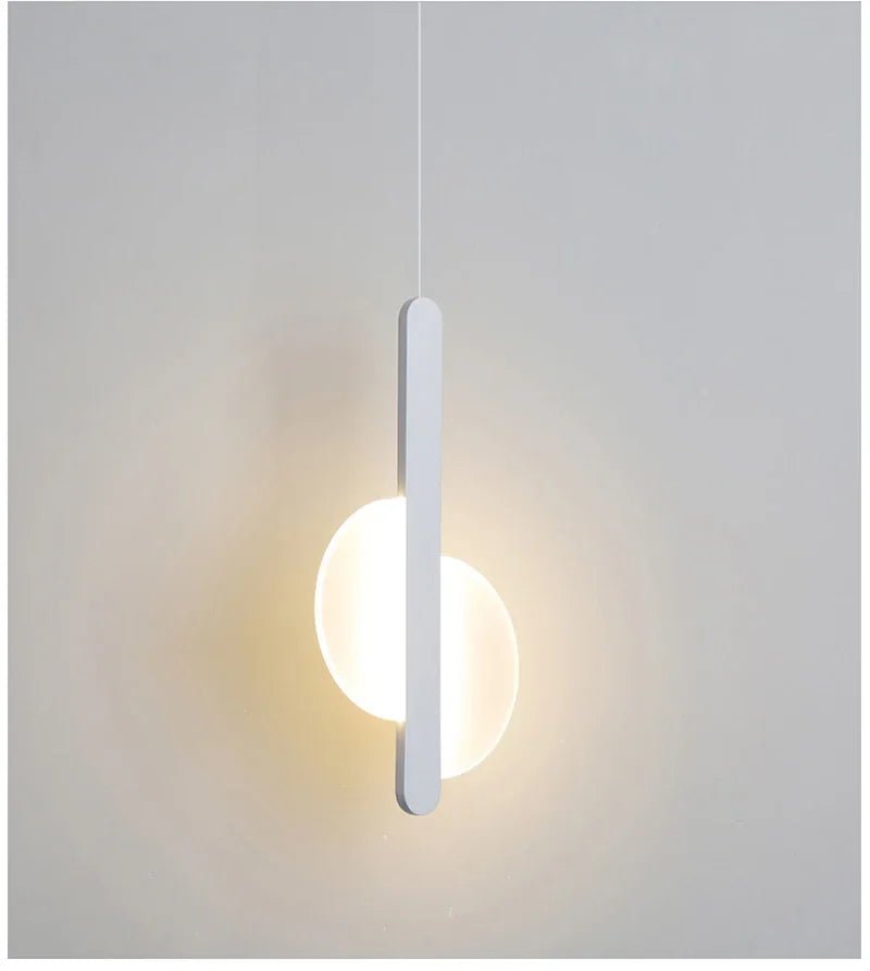 Modern LED Pendant Light – Metal Hanging Lamp for Living Room & Bedroom - Hans Lumiere