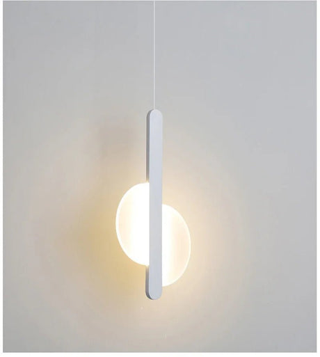 Modern LED Pendant Light – Metal Hanging Lamp for Living Room & Bedroom - Hans Lumiere