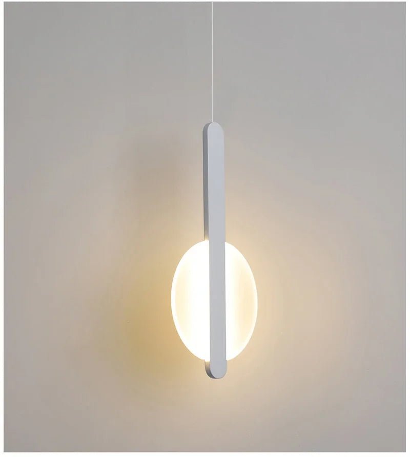 Modern LED Pendant Light – Metal Hanging Lamp for Living Room & Bedroom - Hans Lumiere