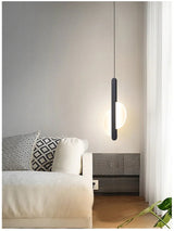 Modern LED Pendant Light – Metal Hanging Lamp for Living Room & Bedroom - Hans Lumiere