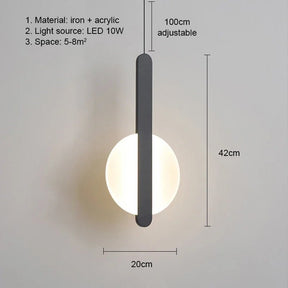 Modern LED Pendant Light – Metal Hanging Lamp for Living Room & Bedroom - Hans Lumiere