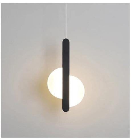 Modern LED Pendant Light – Metal Hanging Lamp for Living Room & Bedroom - Hans Lumiere