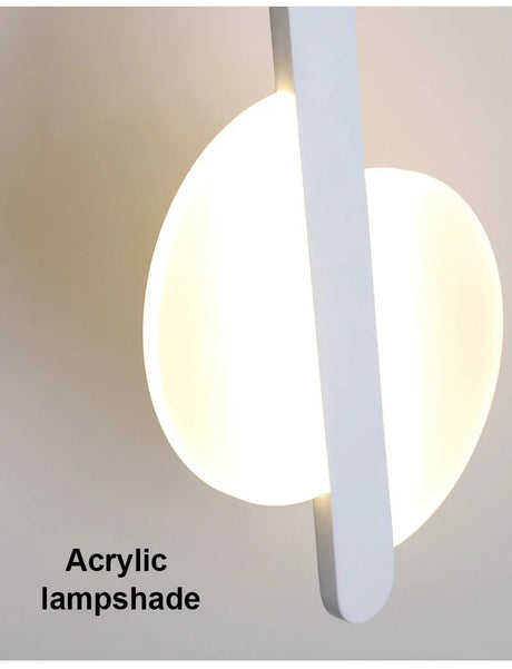 Modern LED Pendant Light – Metal Hanging Lamp for Living Room & Bedroom - Hans Lumiere