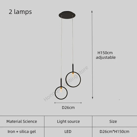 Modern LED Trapezoidal Chandelier Pendant Light - Hans Lumiere