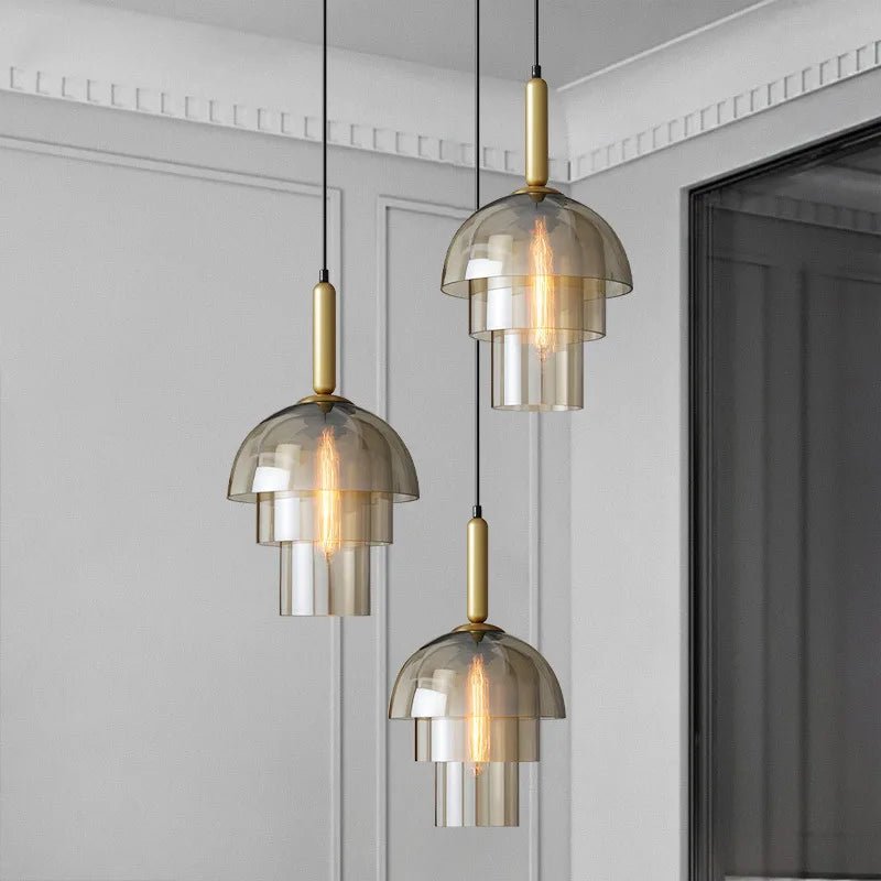 Modern LED Vintage Art Champagne Glass Pendant Lamp - Hans Lumiere