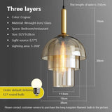 Modern LED Vintage Art Champagne Glass Pendant Lamp - Hans Lumiere