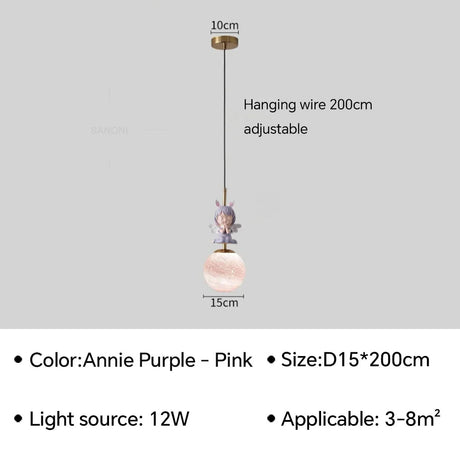 Modern LED Wall Lamp Bedside Sconce for Child's Living Room - Hans Lumiere